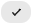 Gray checkmark icon indicating completed or verified status.