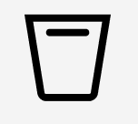 Trash can icon for clearing a mapping.
